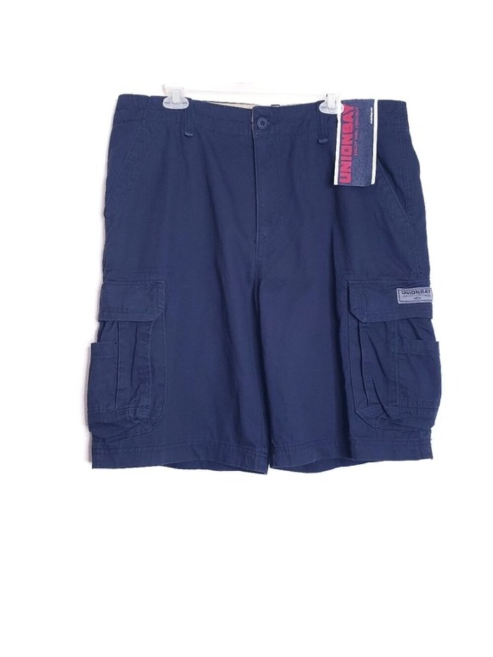 Union Bay Navy Blue Cotton Cargo Utility Shorts Men's Size 38 New NWT